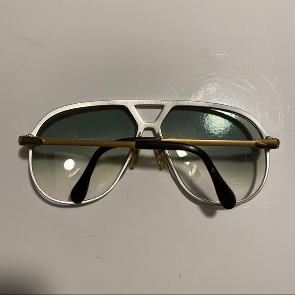 Alpina M1 Gold Bolt Green Gradient Lens Rare Vintage Sunglasses - Picture 7 of 10
